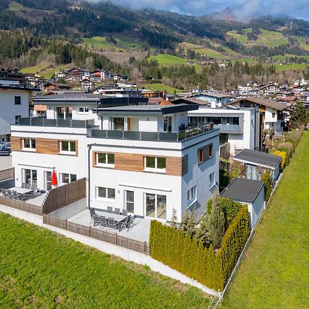 H21 - Modernes Ferienhaus 145Qm, 4Sz, Wellnessbereich Mit Sauna Und Dachterrasse Mit Panoramablick, Kuehlen Und Heizen Mit Geothermie Fügen Buitenkant foto