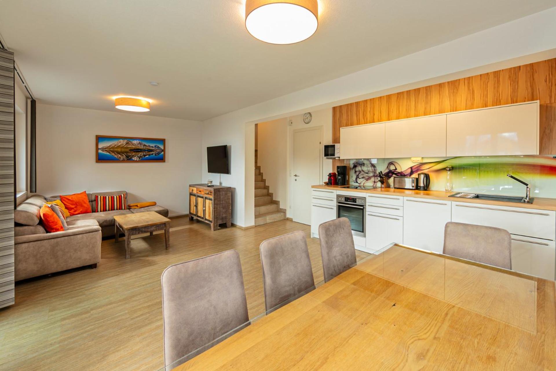 H21 - Modernes Ferienhaus 145Qm, 4Sz, Wellnessbereich Mit Sauna Und Dachterrasse Mit Panoramablick, Kuehlen Und Heizen Mit Geothermie Fügen Buitenkant foto